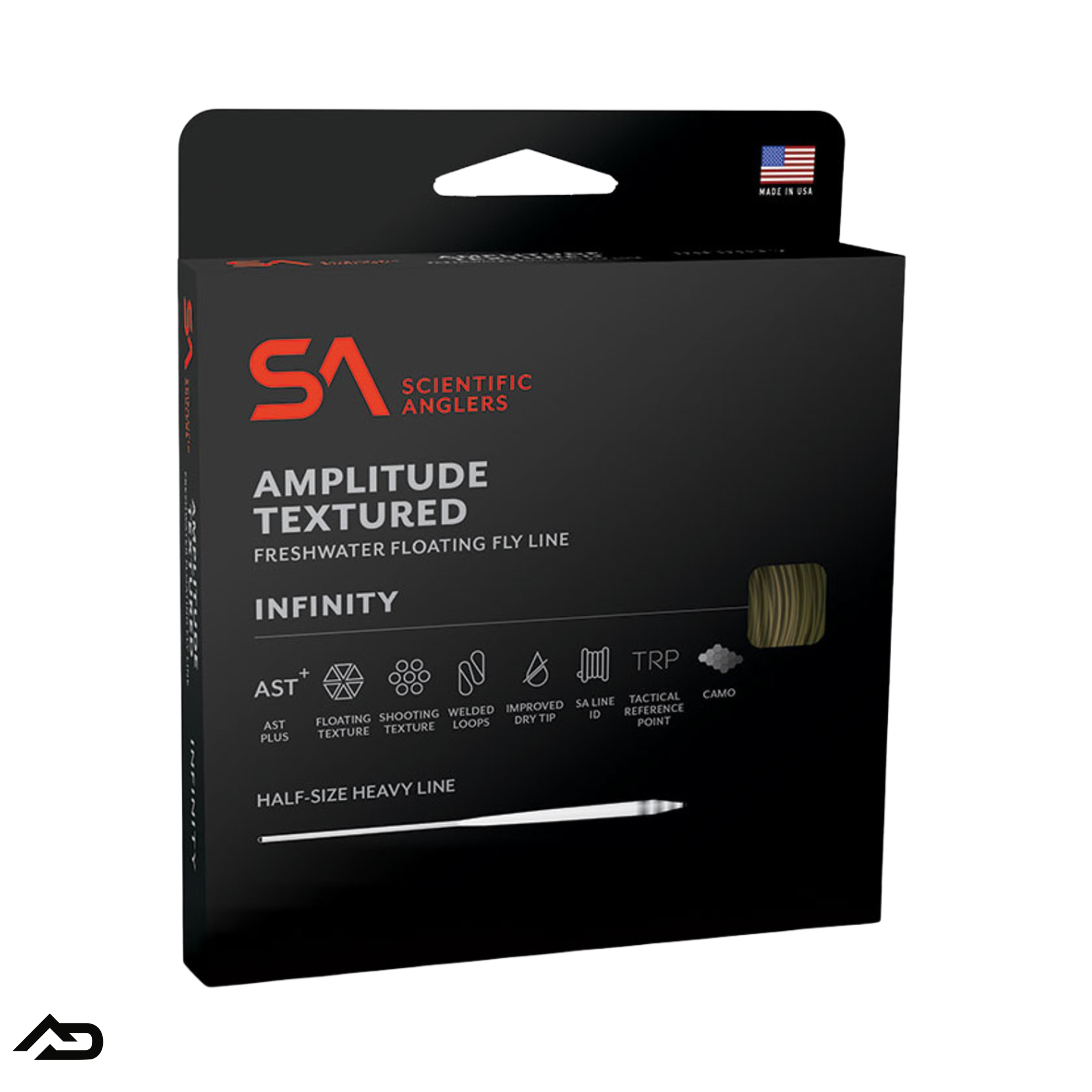 Scientific Anglers Amplitude Textured Infinity Line - Camo