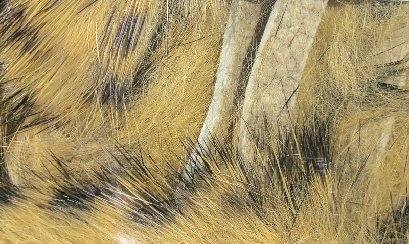 Hareline Black Barred Rabbit Strips